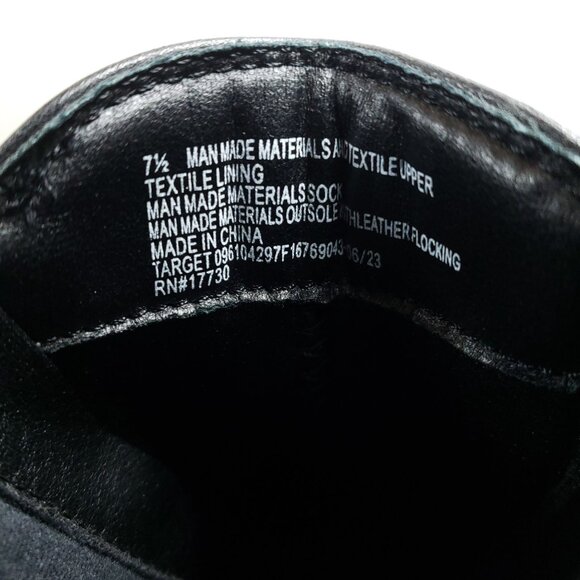 Womens Size 7.5 Black Chunky Platform Chelsea Boots - Picture 9 of 9